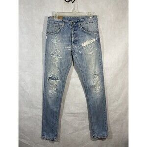 Dundup Distressed Skinny Jeans Size 29